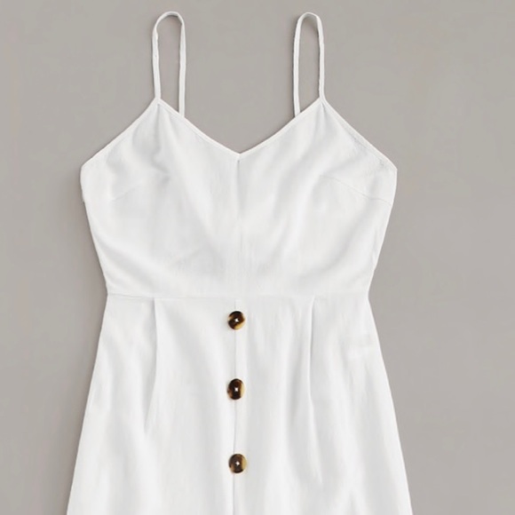 Last One! Bow Tie Back Jumpsuit - Picture 3 of 7